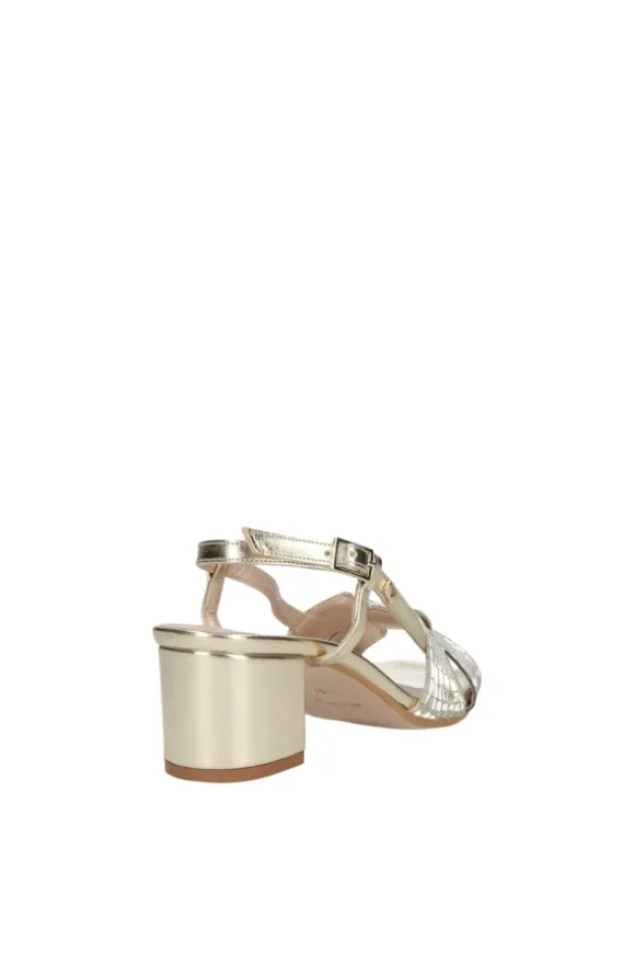 Valleverde Sandalo tacco 28218 Gold