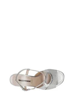 Valleverde Sandalo tacco 28216 Argento