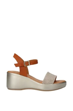 Valleverde Sandalo zeppa 24430 Cuoio