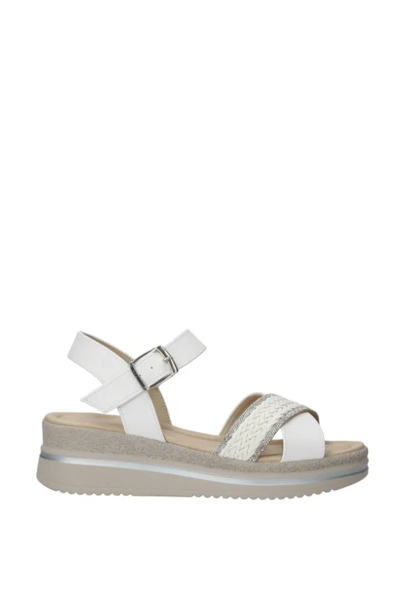 Valleverde Sandalo zeppa V32100 Silver