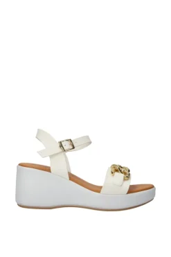 Valleverde Sandalo zeppa 24431 Bianco