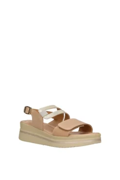 Valleverde Sandalo zeppa V32101 Platino