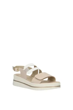 Valleverde Sandalo zeppa V32101 Bianco