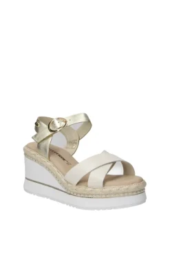 Valleverde Sandalo zeppa 36720 Bianco