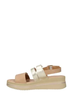 Valleverde Sandalo zeppa V32101 Platino