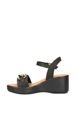 Valleverde Sandalo zeppa 24431 Nero