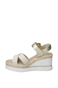 Valleverde Sandalo zeppa 36720 Bianco