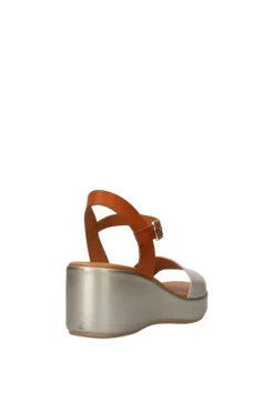 Valleverde Sandalo zeppa 24430 Cuoio