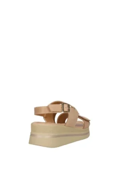 Valleverde Sandalo zeppa V32101 Platino