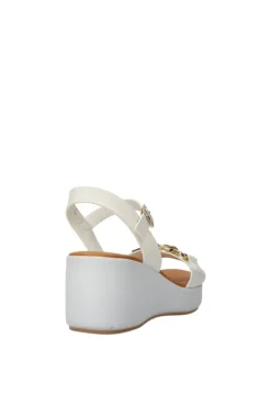Valleverde Sandalo zeppa 24431 Bianco