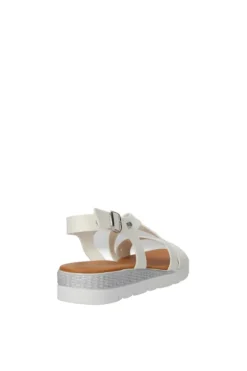 Valleverde Sandalo zeppa 24200 Bianco