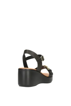 Valleverde Sandalo zeppa 24431 Nero