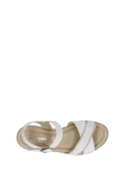 Valleverde Sandalo zeppa V32100 Silver