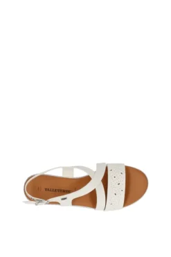 Valleverde Sandalo zeppa 24200 Bianco