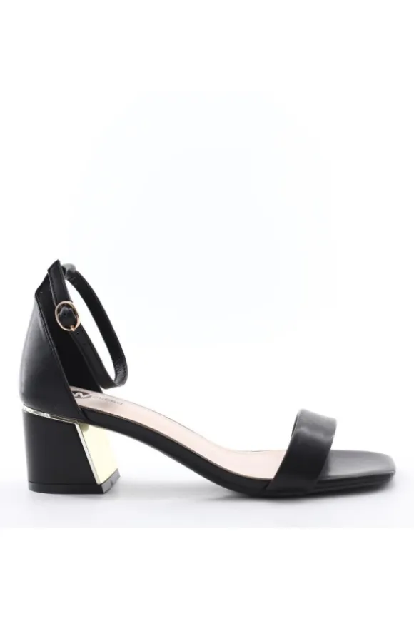 Wcubed Sandalo tacco 44185 Black