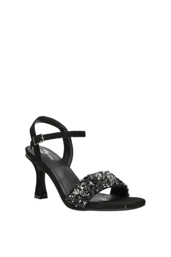 Wcubed Sandalo tacco 48016 Black