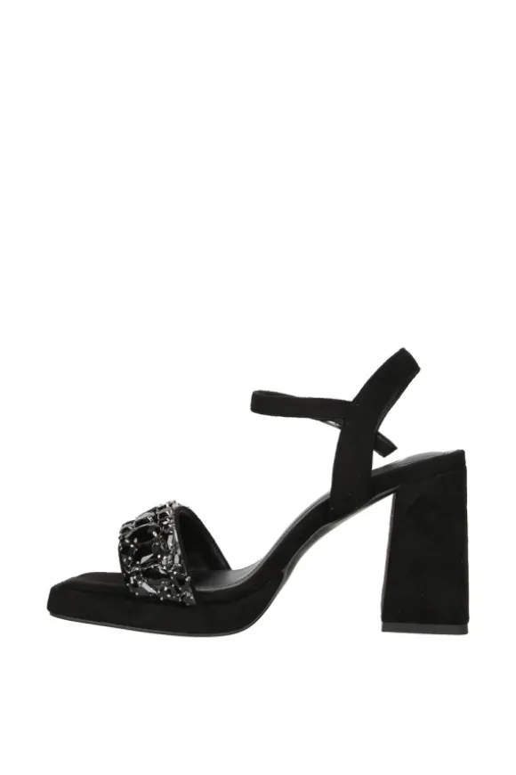 Wcubed Sandalo tacco 48013 Black