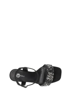 Wcubed Sandalo tacco 48016 Black