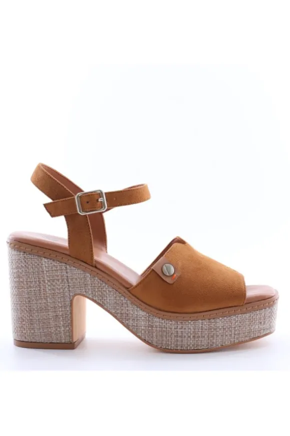 Wcubed Sandalo tacco 46113 Camel