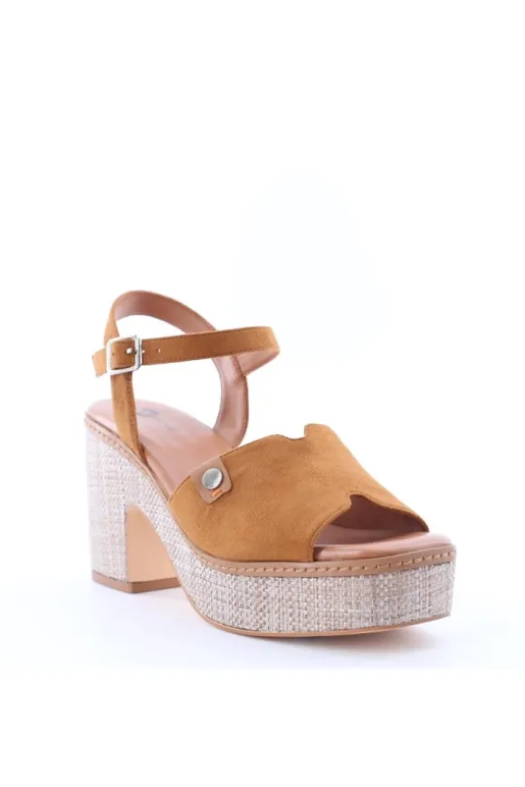Wcubed Sandalo tacco 46113 Camel