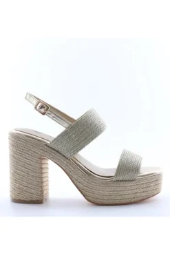 Wcubed Sandalo tacco 46121 Gold