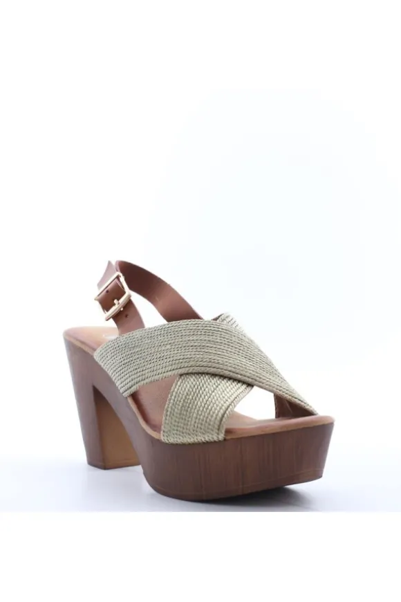 Wcubed Sandalo tacco 42204 Gold