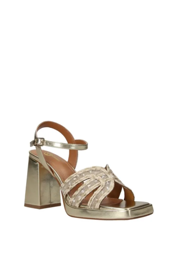 Wcubed Sandalo tacco 48012 Gold