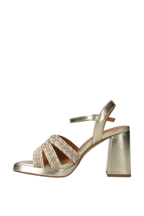 Wcubed Sandalo tacco 48012 Gold