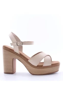 Wcubed Sandalo tacco 46109 Off white