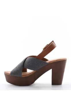 Wcubed Sandalo tacco 42204 Pewter