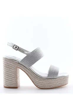 Wcubed Sandalo tacco 46121 Silver