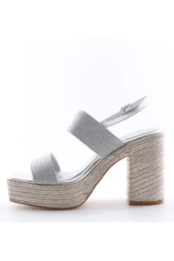 Wcubed Sandalo tacco 46121 Silver