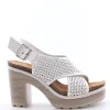 Wcubed Sandalo tacco 44187 White