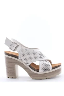 Wcubed Sandalo tacco 44187 White