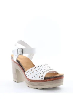 Wcubed Sandalo tacco 44188 White