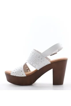 Wcubed Sandalo tacco 42205 White