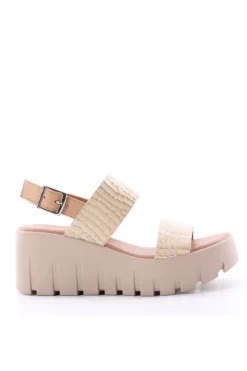 Wcubed Sandalo zeppa 44122 Beige