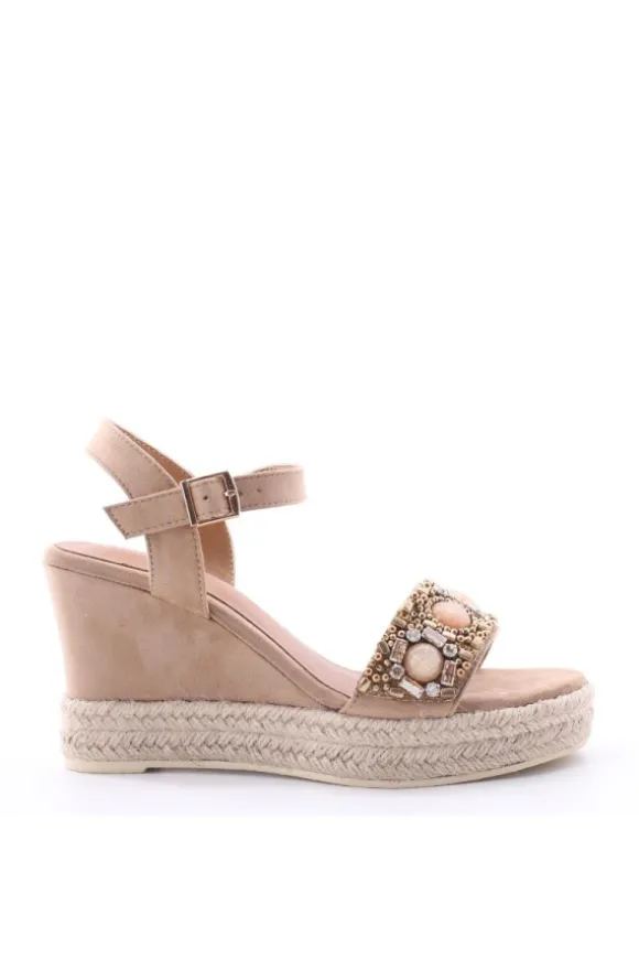 Wcubed Sandalo zeppa 44125 Beige