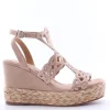 Wcubed Sandalo zeppa 46035 Beige