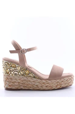 Wcubed Sandalo zeppa 46034 Beige