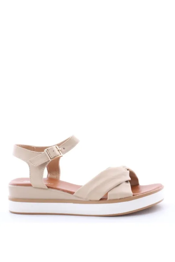 Wcubed Sandalo zeppa 44137 Beige