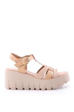 Wcubed Sandalo zeppa 44120 Beige