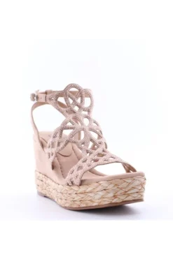 Wcubed Sandalo zeppa 46035 Beige