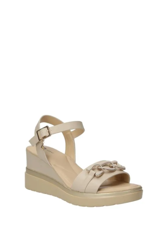 Wcubed Sandalo zeppa 46031 Beige