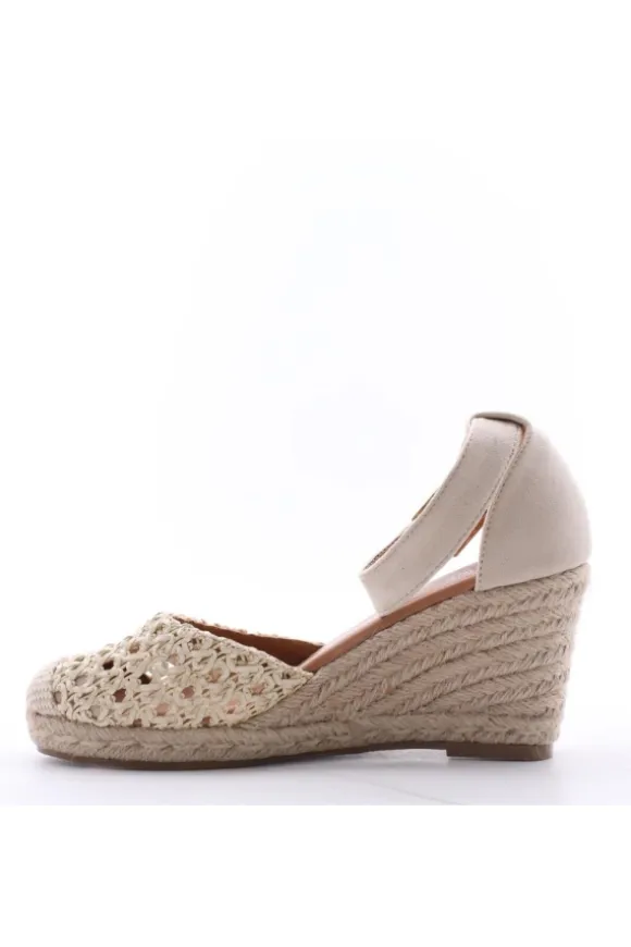 Wcubed Sandalo zeppa 42203 Beige