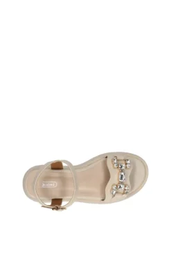 Wcubed Sandalo zeppa 48057 Beige