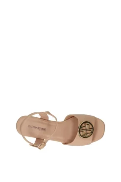 Wcubed Sandalo zeppa 48211 Beige