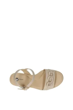 Wcubed Sandalo zeppa 46031 Beige