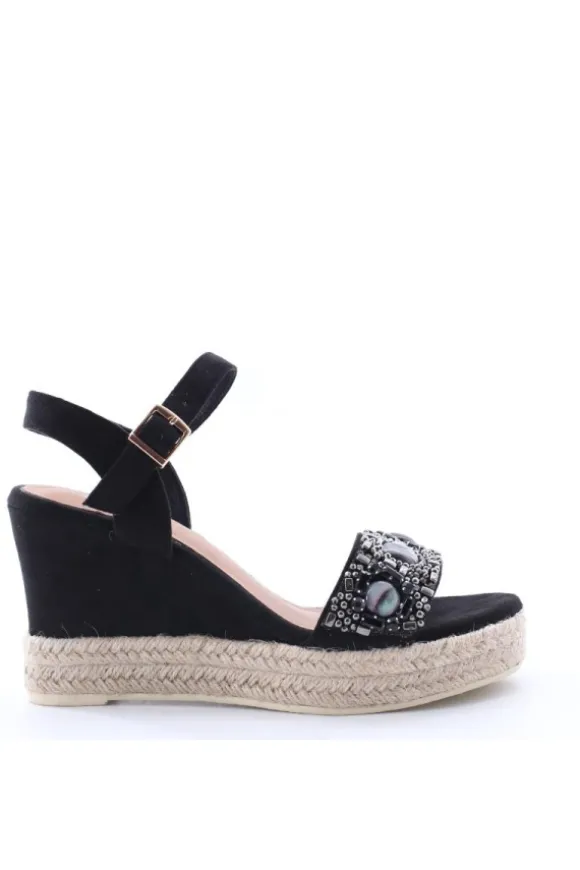 Wcubed Sandalo zeppa 44125 Black