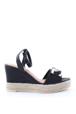 Wcubed Sandalo zeppa 44112 Black